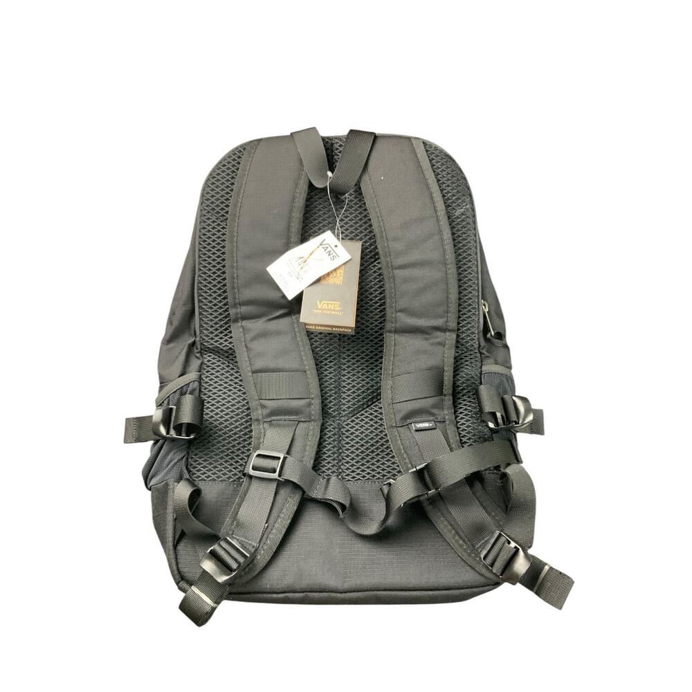 Vans Skateboard Backpack Black Laptop School Travel Hiking Daypack NWT Unisex - Picture 2 of 6